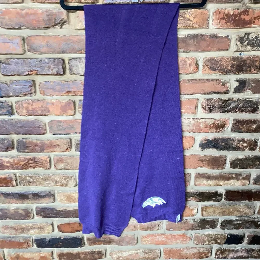 NFL Baltimore Ravens Purple Knit Scarf Women's
